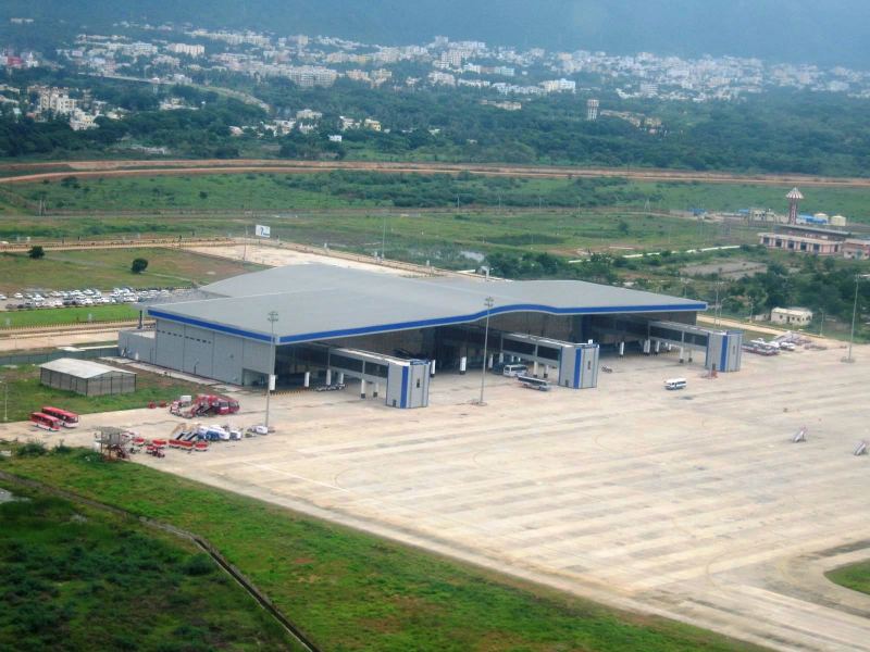 Visakhapatnam New Airport Ariel view
