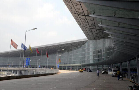 Airport terminal buildings