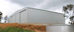 coal storage sheds