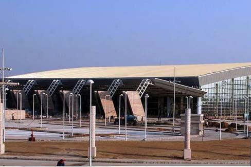 Jaipur International Airport terminal building day view