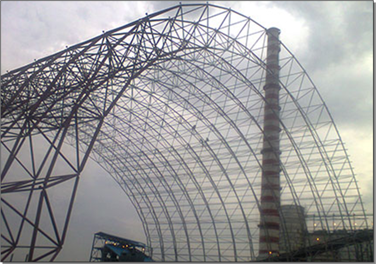 arrel vault space frame