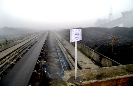 How to cover coal stockpile