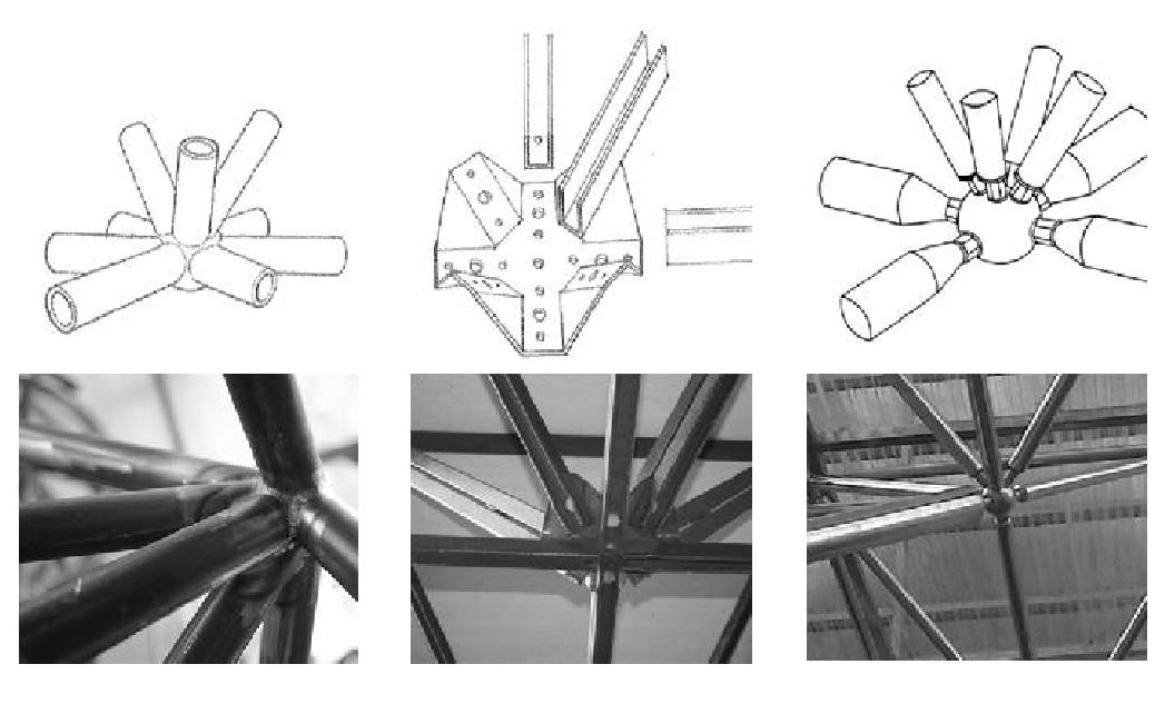 Types of Alcox Space Structure Connections