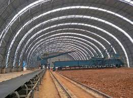 clinker storage shed