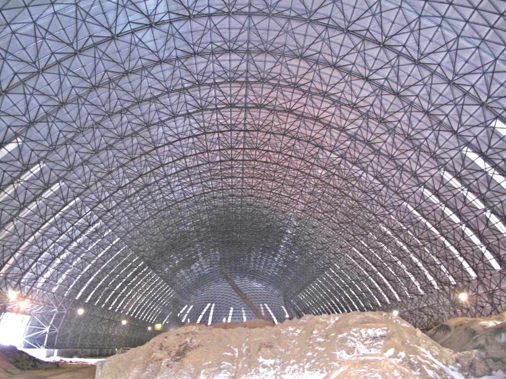 limestone stockpile sheds