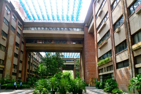 architectural space frame structure for commercial projects