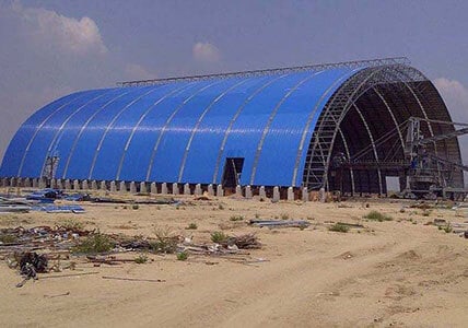 industrial coal storage shed structure